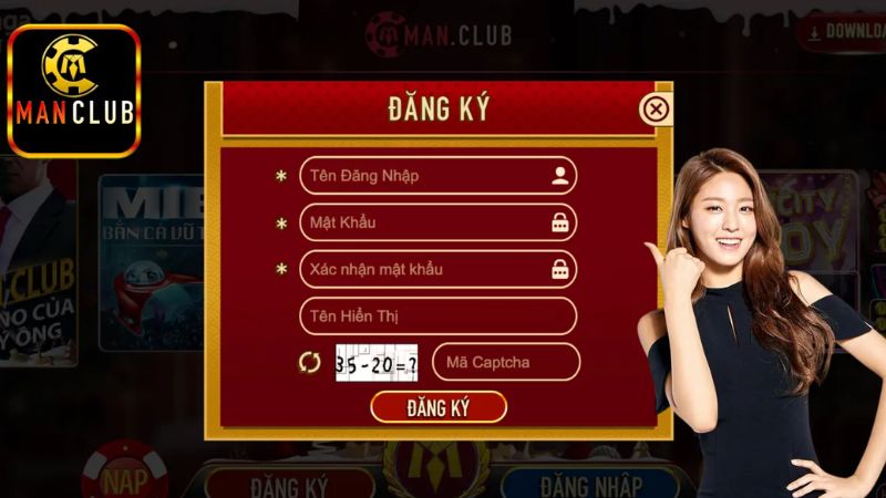 Đăng ký Manclub vô cùng đơn giản cho người mới bắt đầu