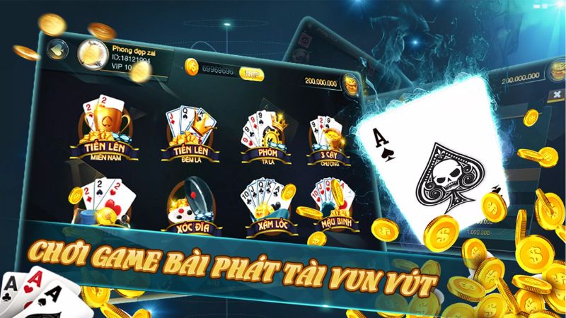 Game đánh bài tại Manclub có giao diện thân thiện và dễ thao tác