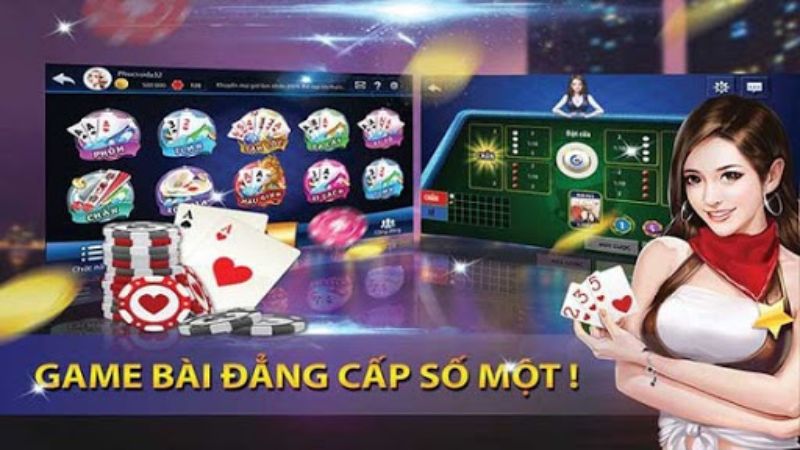 Manclub cung cấp nhiều thể loại game bài cho người chơi lựa chọn phù hợp