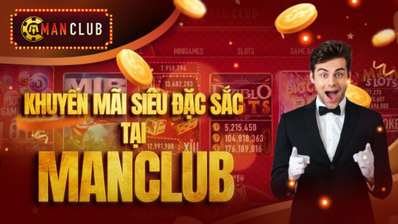 Manclub thường xuyên tổ chức các chương trình khuyến mãi và ưu đãi hấp dẫn